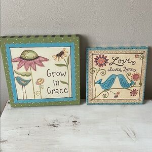 Two Beautiful canvas PICTURES